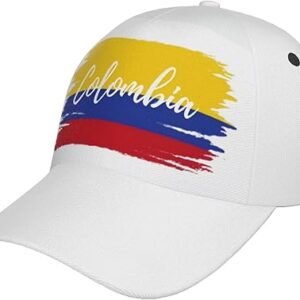 Colombia Flag Baseball Hat for Women Men Summer Travel Beach Sun Hat Outdoor Cap Unisex Colombian Hats
